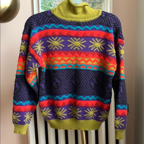 Funky 90’s Vintage Ugly Sweater - Picture 2 of 9